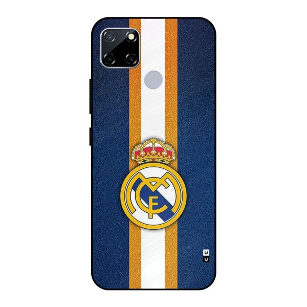 Real Madrid Stripes Metal Back Case for Realme Narzo 30A