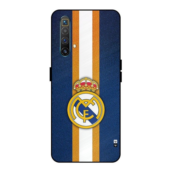 Real Madrid Stripes Metal Back Case for Realme X3 SuperZoom