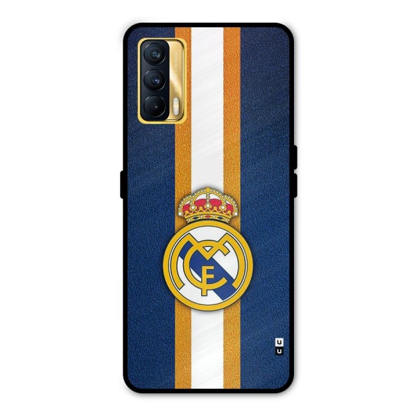 Real Madrid Stripes Metal Back Case for Realme X7