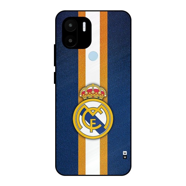 Real Madrid Stripes Metal Back Case for Redmi A1 Plus