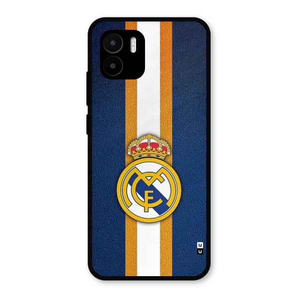 Real Madrid Stripes Metal Back Case for Redmi A2