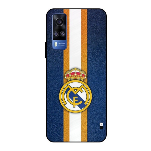 Real Madrid Stripes Metal Back Case for Vivo Y51