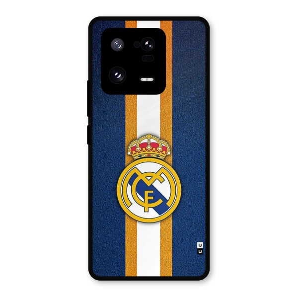 Real Madrid Stripes Metal Back Case for Xiaomi 13 Pro