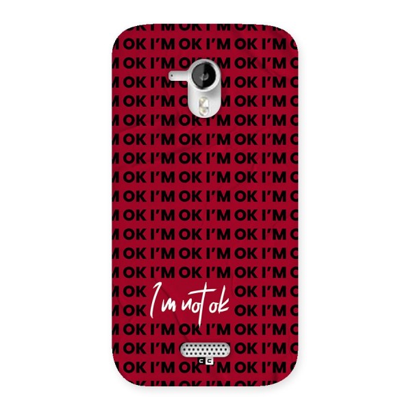 Really Not Ok Back Case for Canvas HD A116