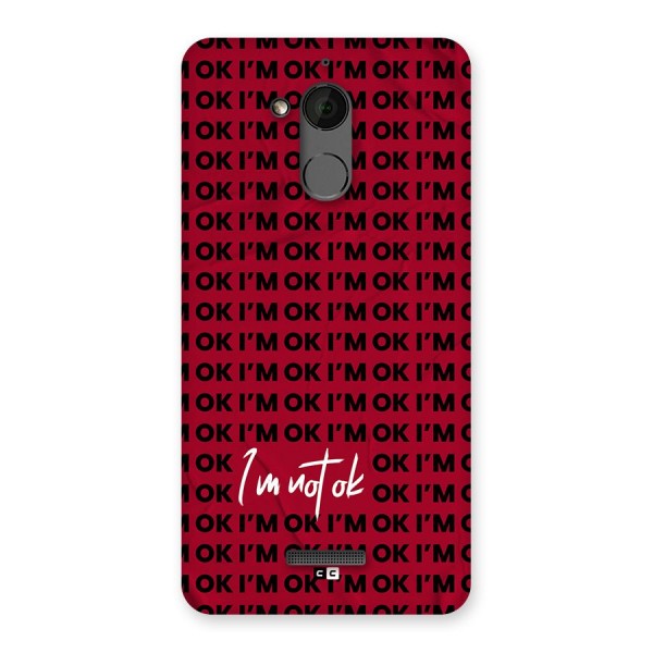 Really Not Ok Back Case for Coolpad Note 5