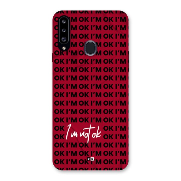 Really Not Ok Back Case for Galaxy A20s