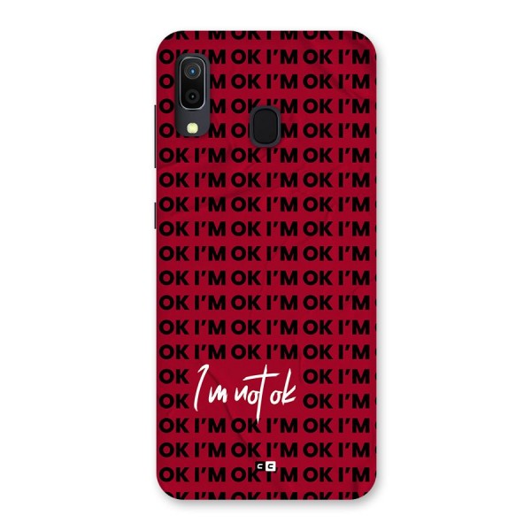 Really Not Ok Back Case for Galaxy A30