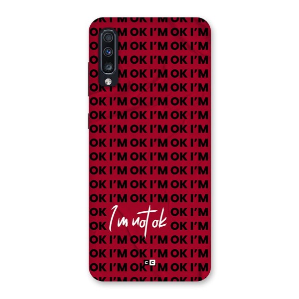 Really Not Ok Back Case for Galaxy A70