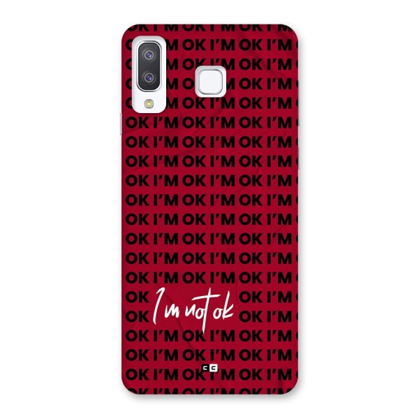 Really Not Ok Back Case for Galaxy A8 Star