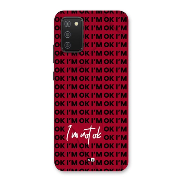 Really Not Ok Back Case for Galaxy F02s