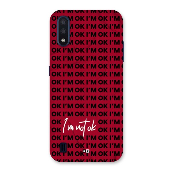 Really Not Ok Back Case for Galaxy M01