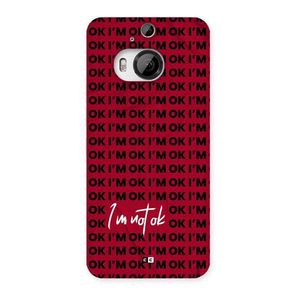 Really Not Ok Back Case for HTC One M9 Plus