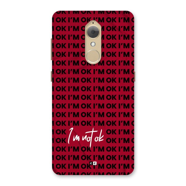 Really Not Ok Back Case for Lenovo K8