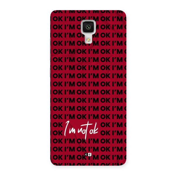 Really Not Ok Back Case for Mi4