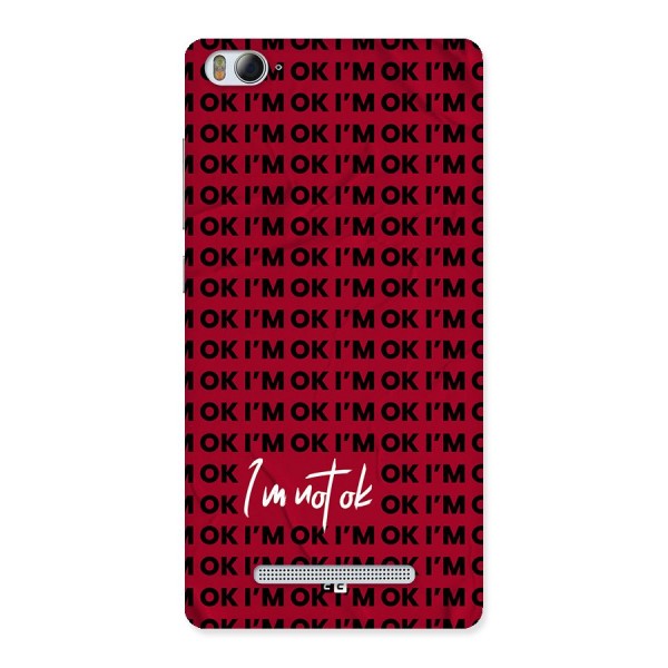 Really Not Ok Back Case for Mi4i