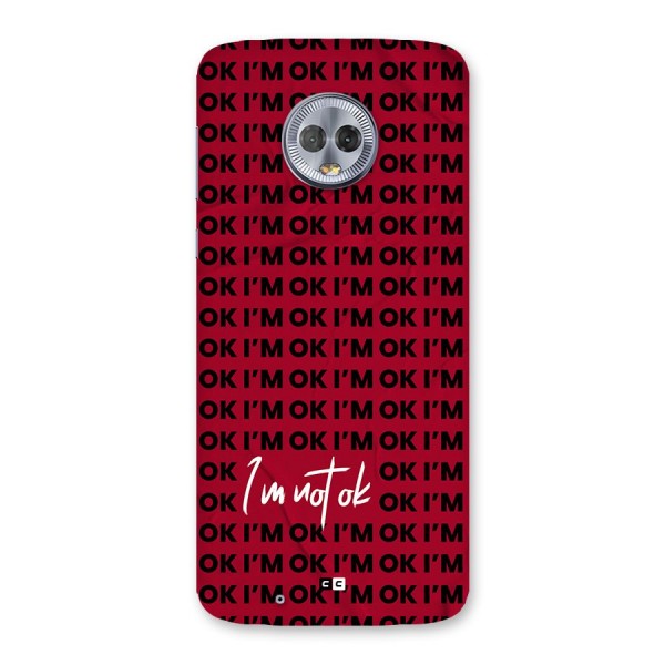 Really Not Ok Back Case for Moto G6