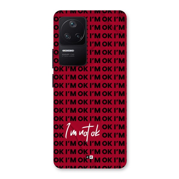 Really Not Ok Back Case for Poco F4 5G