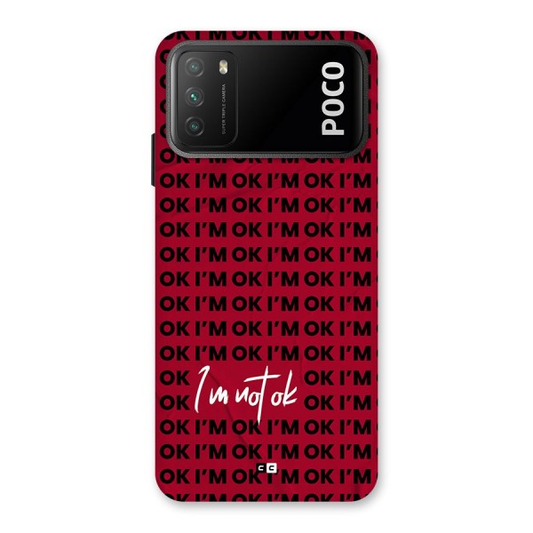 Really Not Ok Back Case for Poco M3