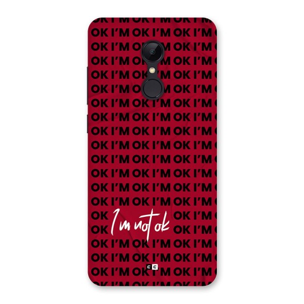 Really Not Ok Back Case for Redmi 5