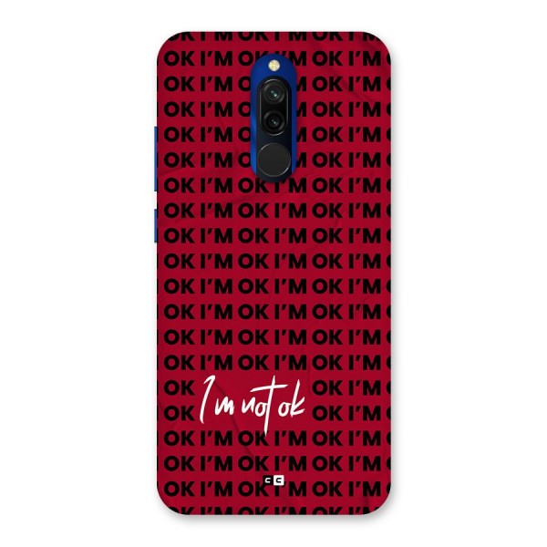 Really Not Ok Back Case for Redmi 8