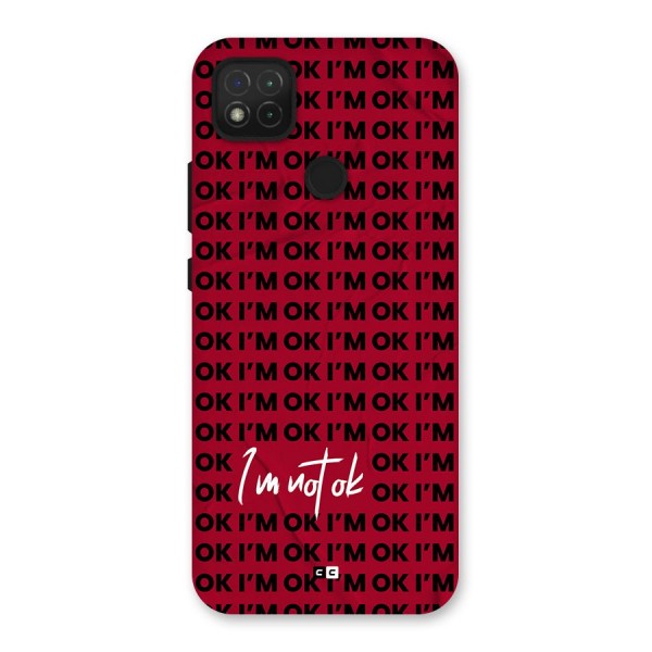 Really Not Ok Back Case for Redmi 9C