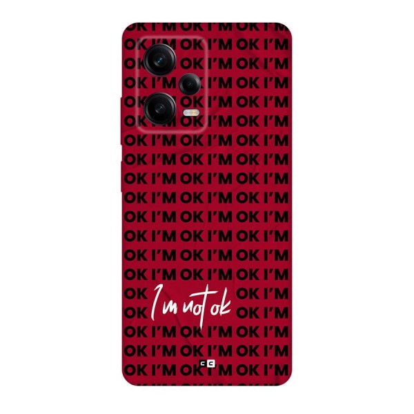 Really Not Ok Back Case for Redmi Note 12 Pro