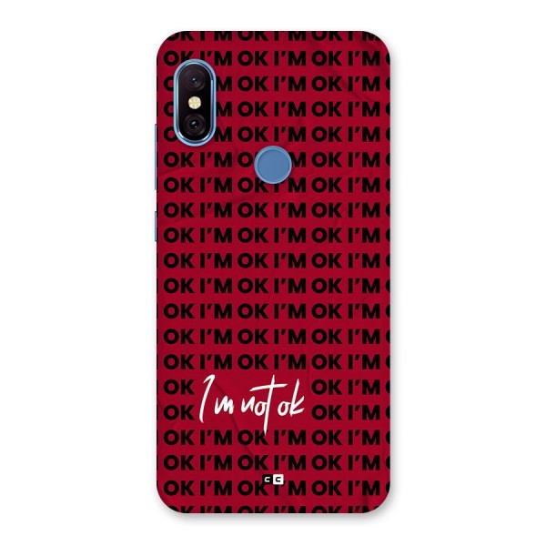 Really Not Ok Back Case for Redmi Note 6 Pro