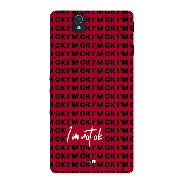 Really Not Ok Back Case for Xperia Z