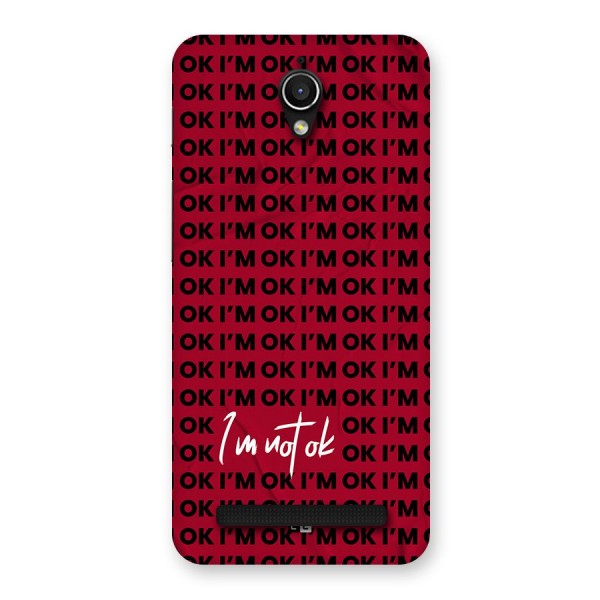 Really Not Ok Back Case for Zenfone Go