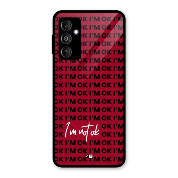 Really Not Ok Glass Back Case for Galaxy M14 5G