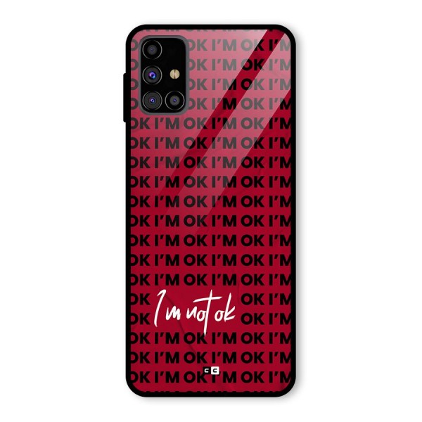 Really Not Ok Glass Back Case for Galaxy M31s