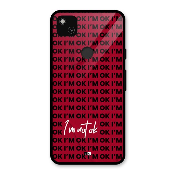 Really Not Ok Glass Back Case for Google Pixel 4a