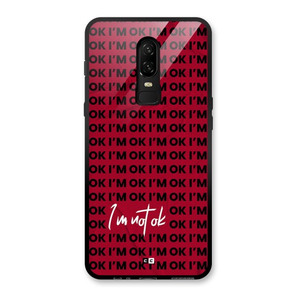 Really Not Ok Glass Back Case for OnePlus 6