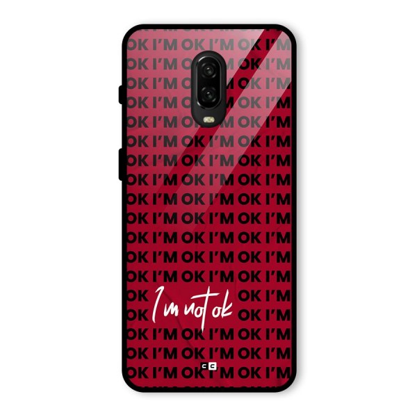 Really Not Ok Glass Back Case for OnePlus 6T