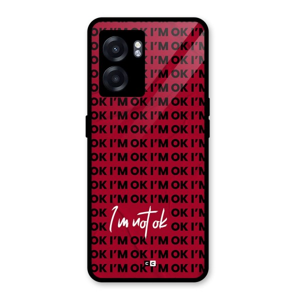 Really Not Ok Glass Back Case for Oppo K10 (5G)