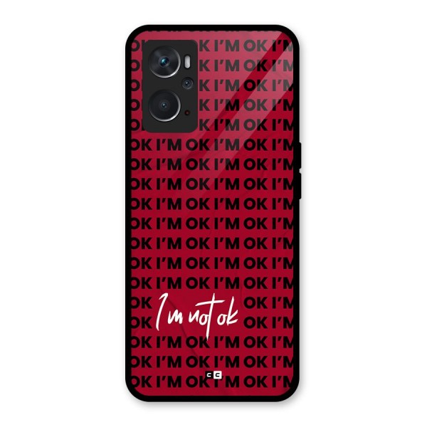 Really Not Ok Glass Back Case for Oppo K10 4G