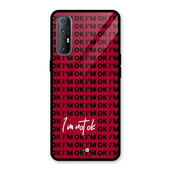 Really Not Ok Glass Back Case for Oppo Reno3 Pro