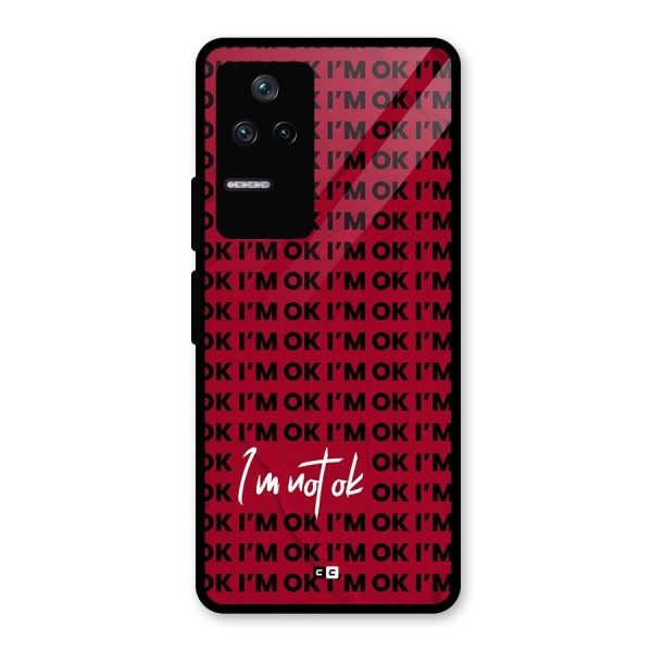 Really Not Ok Glass Back Case for Poco F4 5G