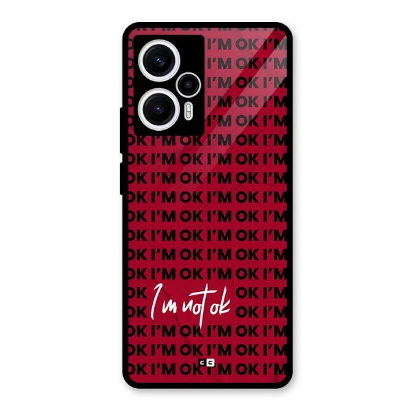 Really Not Ok Glass Back Case for Poco F5