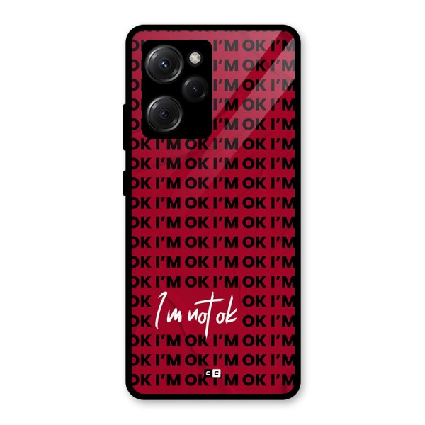 Really Not Ok Glass Back Case for Poco X5 Pro