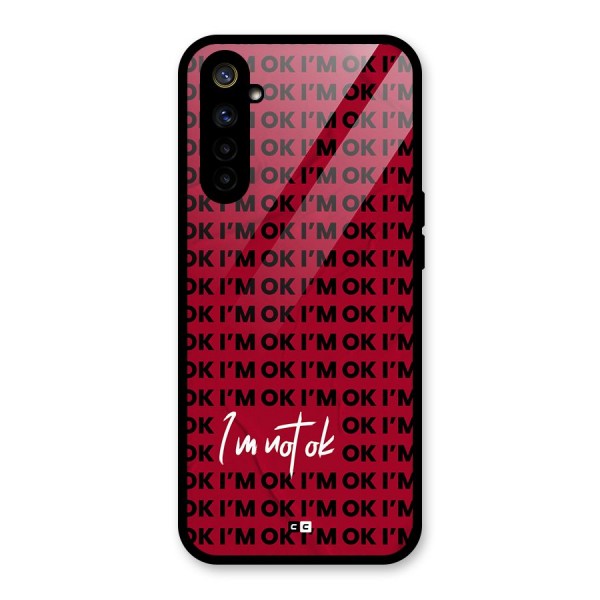 Really Not Ok Glass Back Case for Realme 6