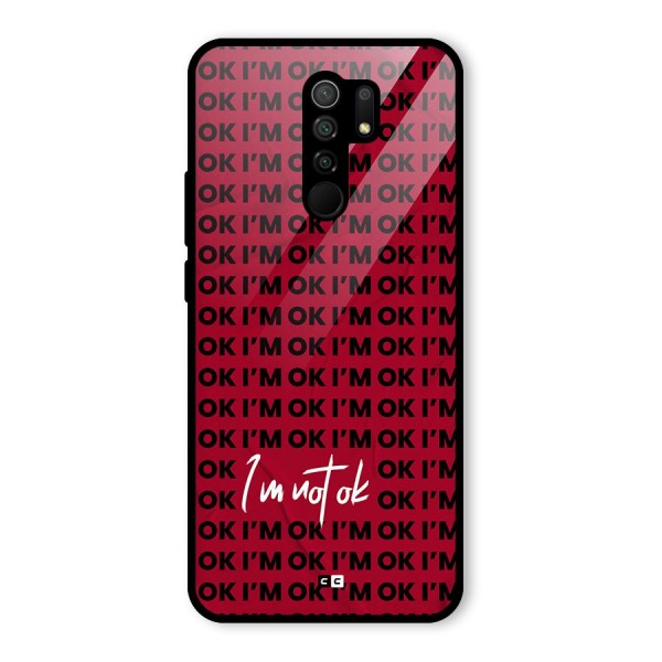 Really Not Ok Glass Back Case for Redmi 9 Prime