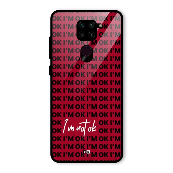 Really Not Ok Glass Back Case for Redmi Note 9