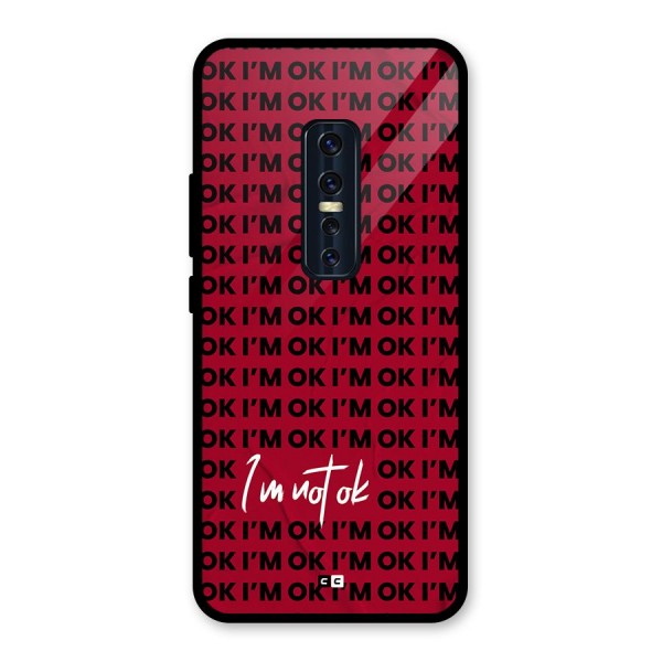 Really Not Ok Glass Back Case for Vivo V17 Pro