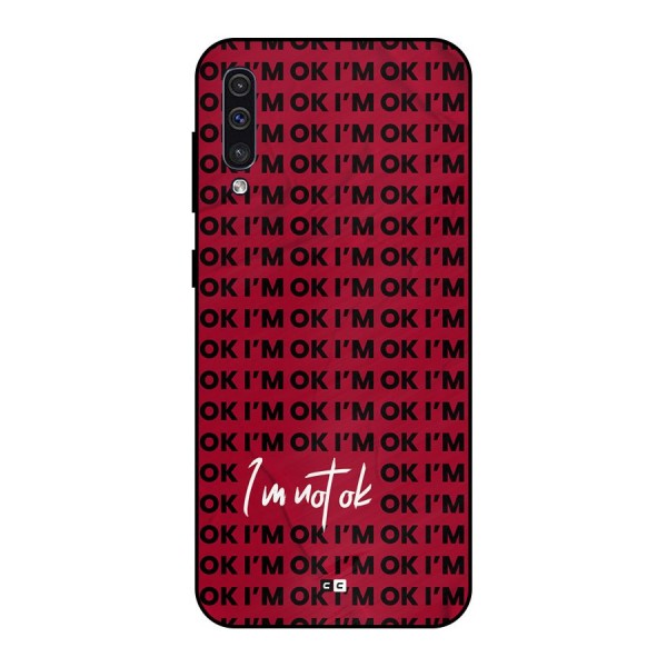 Really Not Ok Metal Back Case for Galaxy A50s