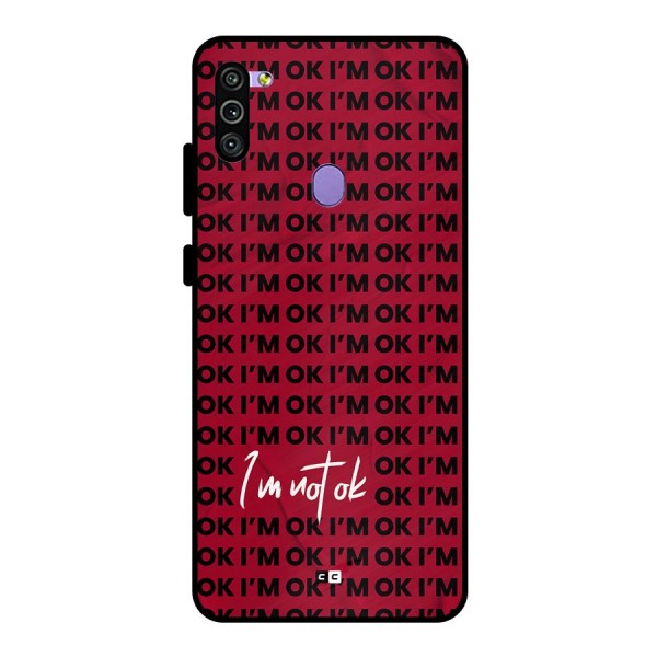 Really Not Ok Metal Back Case for Galaxy M11