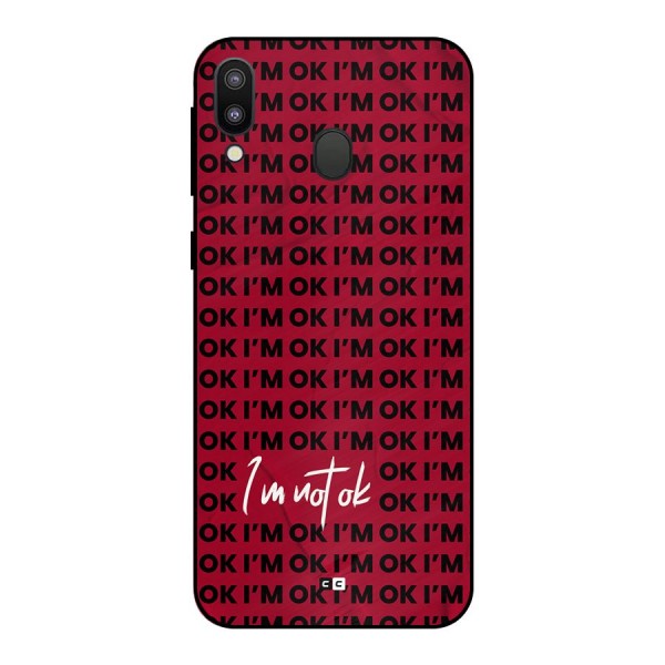 Really Not Ok Metal Back Case for Galaxy M20