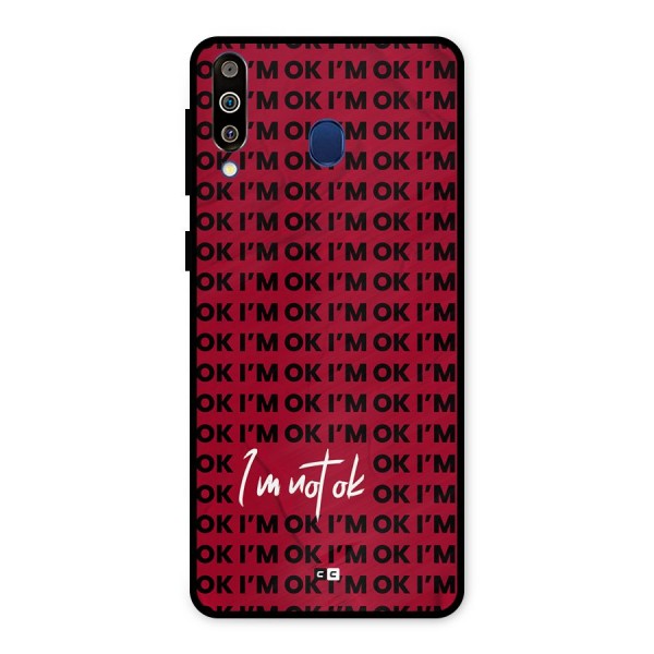 Really Not Ok Metal Back Case for Galaxy M30