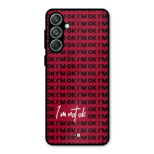 Really Not Ok Metal Back Case for Galaxy M55 5G