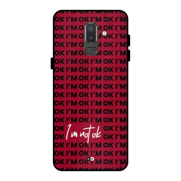 Really Not Ok Metal Back Case for Galaxy On8 (2018)